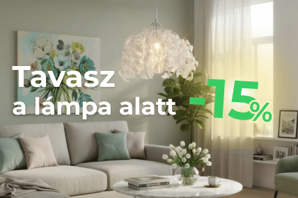 Tavasz fényben – 15% kedvezmény 50 000 Ft felett