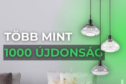 Több mint 1000 Rabalux újdonság a legjobb árakon!