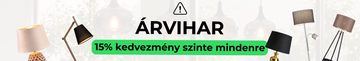ÁRVIHAR: 15% kedvezmény szinte mindenre!