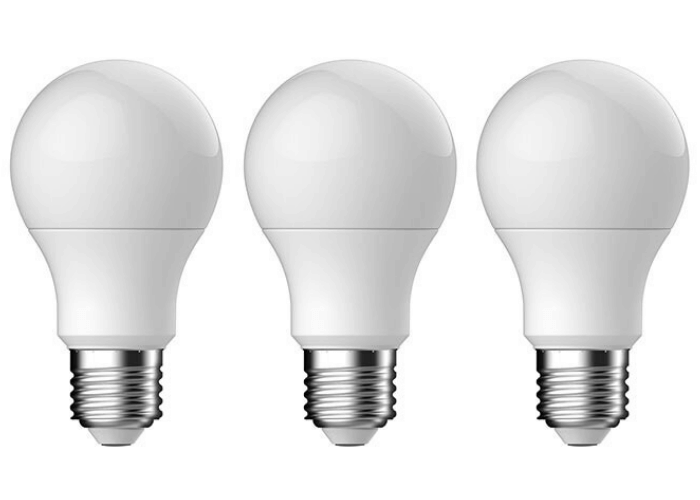 GE 93063990 3x LED izzó 1x7W | E27 | 470lm | 2700K - fehér