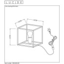 Lucide 00524/01/30 asztali lámpa Ruben 1x40W | E27