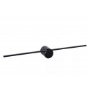 Lucide 12201/60/30 LED fali lámpa Mizar 1x6W | 2700K | 270lm | IP44 - fekete