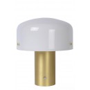 Lucide 05539/01/02 asztali kislámpa Timon 1x25W | E27 - sárgaréz, üveg, szabályozható