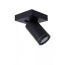 Lucide 09930/05/30 mennyezeti spotlámpa 1x5W | LED GU10 | 320lm | 2200K/3000K | IP44 - az izzó a csomag tartalma, fekete, állítható, szabályozható, CCT