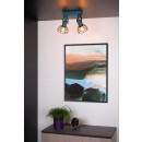 Lucide 08927/02/35 gyermek mennyezeti spotlámpa Pola 2x60W | E27 - kék, állítható, szabályozható