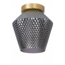 Lucide 03134/01/65 mennyezetre szerelhető lámpa Rosalind 1x40W | E27 - füstszürke, üveg, szabályozható