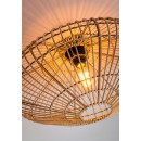 Lucide 03135/56/72 mennyezetre szerelhető lámpa Magali 1x40W | E27 - világos fa, rattan, szabályozható