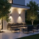 Ideal Lux 033013 kültéri fali lámpa Gun 2x35W|GU10|IP54 - alumínium