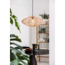 Lucide 03435/56/72  mennyezeti függőlámpa Magali 1x40W | E27 - világos fa, rattan, szabályozható