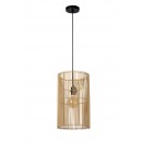 Lucide 03440/01/72 JANTINE mennyezeti függőlámpa D260mm | 1xE27 - rattan, fekete