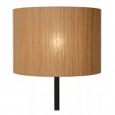 Lucide 03729/81/30 állólámpa Magius 1x40W | E27 - rattan, kábelkapcsoló