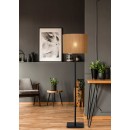 Lucide 03729/81/30 állólámpa Magius 1x40W | E27 - rattan, kábelkapcsoló