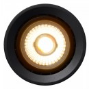 Lucide 09921/12/30 mennyezeti spotlámpa Fedler 1x12W | LED GU10 | 820lm | 2200K/3000K - az izzó a csomag tartalma, fekete, szabályozható, CCT