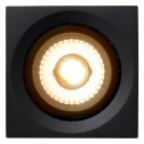 Lucide 09922/12/30 mennyezeti spotlámpa Fedler 1x12W | LED GU10 | 820lm | 2200K/3000K - az izzó a csomag tartalma, fekete, szabályozható, CCT