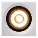 Lucide 09922/12/31 mennyezeti spotlámpa Fedler 1x12W | LED GU10 | 820lm | 2200K/3000K - az izzó a csomag tartalma, fehér, szabályozható, CCT
