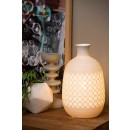 Lucide 13534/26/31 asztali lámpa Tiesse 1x40W | E14 - fehér, porcelán, kábelkapcsoló