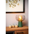 Lucide 05540/01/33 FARRIS asztali díszlámpa H280mm | 1xE27 - zöld, füstüveg