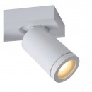 Lucide 09930/10/31 mennyezeti spotlámpa 2x5W | LED GU10 | 2x320lm | 2200K/3000K | IP44 - az izzó a csomag tartalma, fehér, állítható, szabályozható, CCT
