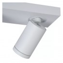 Lucide 09930/10/31 mennyezeti spotlámpa 2x5W | LED GU10 | 2x320lm | 2200K/3000K | IP44 - az izzó a csomag tartalma, fehér, állítható, szabályozható, CCT