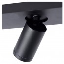 Lucide 09930/15/30 mennyezeti spotlámpa 3x5W | LED GU10 | 3x320lm | 2200K/3000K | IP44 - az izzó a csomag tartalma, fekete, állítható, szabályozható, CCT