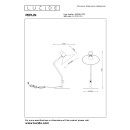 Lucide 05528/01/30 asztali lámpa Pepijn 1x40W | E14