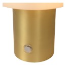 Lucide 05539/01/02 asztali kislámpa Timon 1x25W | E27 - sárgaréz, üveg, szabályozható