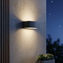 Ideal Lux 061580 kültéri fali lámpa Andromeda 1x60W|E27|IP55 - antracit