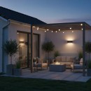 Ideal Lux 061597 kültéri fali lámpa Andromeda 1x60W|E27|IP55 - fekete