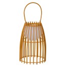 Lucide 06801/01/43 LED kültéri asztali kislámpa Fjara 1x0,3W | 30lm | 2800K | IP44 - barna, szabályozható, fém, tölthető