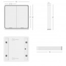 Immax NEO 07507C 3x kapcsoló 2 gombos készlet, ZigBee 3.0 - fehér