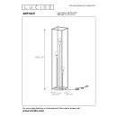 Lucide 08724/03/30 állólámpa Arthur 3x40W|E27