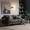 Ideal Lux 088266 fali lámpa Clip Small Oro 2x60W|E27 - aranyszínű