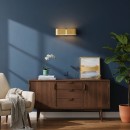 Ideal Lux 088266 fali lámpa Clip Small Oro 2x60W|E27 - aranyszínű