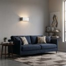 Ideal Lux 088273 fali lámpa Clip Small Argento 2x60W|E27 - ezüst, téglalap alakú