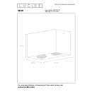 Lucide 09101/02/30 mennyezeti spotlámpa Bodi 2x50W|GU10