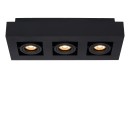 Lucide 09119/16/30 mennyezeti spotlámpa Xirax 3x5W | GU10 | 2200-3000K - Dim to warm