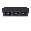 Lucide 09119/16/30 mennyezeti spotlámpa Xirax 3x5W | GU10 | 2200-3000K - Dim to warm
