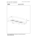Lucide 09119/16/31 mennyezeti spotlámpa Xirax 3x5W | GU10 | 2200-3000K - Dim to warm