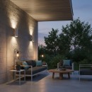 Ideal Lux 092300 kültéri fali lámpa Gun 2x60W|E27|IP54 - fehér