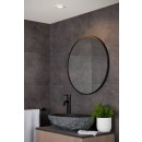 Lucide 09923/01/31 süllyeszthető spotlámpa Ziva 1x5W | GU10 | IP44 - fürdőszobai, fekete, kör