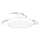 Philips 8721103096104 LED ventilátor világítással Bliss  | 35W integrált LED forrás | 4500lm | 2700-6500K | fényerőszabályzó | távirányítás | fehér