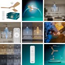 Philips 8721103095985 LED ventilátor világítással Olas  | 30W integrált LED forrás | 2650lm | 3000-6500K | fényerőszabályzó | távirányítás
