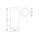 Zuma Line 003064-028066 LED asztali lámpa ESTERNO integrált LED forrás