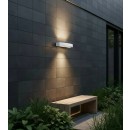 Ideal Lux 100364 kültéri fali lámpa Andromeda 2x60W|E27|IP54 - fehér