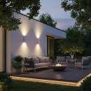 Ideal Lux 100388 kültéri fali lámpa Gun 2x35W|GU10 - fehér