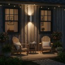 Ideal Lux 100388 kültéri fali lámpa Gun 2x35W|GU10 - fehér