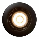 Lucide 11001/15/30 süllyeszthető spotlámpa Focus 3x5W | LED GU10 | 3x320lm | 3000K - az izzó a csomag tartalma, szabályozható, fekete, kör