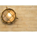 Lucide 11890/25/02 fali kültéri lámpa Dudley 1x40W | E27 | IP65 - sárgaréz, szabályozható
