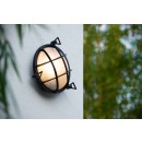 Lucide 11890/25/30 fali kültéri lámpa Dudley 1x40W | E27 | IP65 - fekete, szabályozható