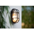 Lucide 11891/20/30 fali kültéri lámpa Dudley 1x40W | E27 | IP65 - fekete, szabályozható